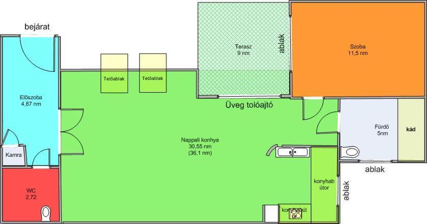Hb Downtown Sunny Apartman Budapest Ngoại thất bức ảnh